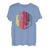 Kiteboarding Motiv mit Kitesurfer im retro vintage Look T-Shirt