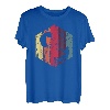 Kiteboarding Motiv mit Kitesurfer im retro vintage Look T-Shirt