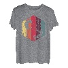 Kiteboarding Motiv mit Kitesurfer im retro vintage Look T-Shirt