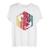 Kiteboarding Motiv mit Kitesurfer im retro vintage Look T-Shirt