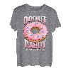 Herren Donut Daddy Shirt for Dads Funny Sprinkles Food Lover Gifts T-Shirt