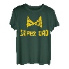 Herren Vater Und Sohn Partnerlook Shirt Super Dad Super Papa T-Shirt