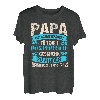 Herren, Lustiger Spruch Vater und Papa Motiv, witziges Mann T-Shirt