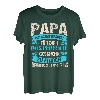 Herren, Lustiger Spruch Vater und Papa Motiv, witziges Mann T-Shirt