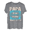 Herren, Lustiger Spruch Vater und Papa Motiv, witziges Mann T-Shirt
