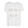 This is not Dog Hair it's Sibirian Husky Glitter - Husky T-Shirt