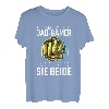 Herren Vatertag Tshirt Vater Papa Ich habe zwei Titel Dad und Gamer T-Shirt