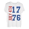 4. Juli 1776 Unabhängigkeitstag 4. Juli Amerika T-Shirt
