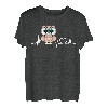 Eule Herzschlag Hemd Tier für Kind/Frauen/Männer Geschenk T-Shirt