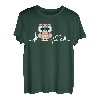 Eule Herzschlag Hemd Tier für Kind/Frauen/Männer Geschenk T-Shirt