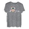 Eule Herzschlag Hemd Tier für Kind/Frauen/Männer Geschenk T-Shirt