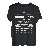 Herren Bonus Papa Stiefvater Vater Stiefpapa Vatertag T-Shirt