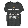 Herren Bonus Papa Stiefvater Vater Stiefpapa Vatertag T-Shirt