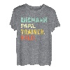 Herren Ehemann Papa Trainer Held Männer Herrentag Vatertag T-Shirt