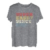 Herren Super Daddy since 2021 Papa Vater Vatertag Retro T-Shirt