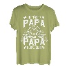 Holzfäller Kettensäge im Wald Papa Holz Geschenk Fun Shirt T-Shirt