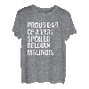 Stolzer Vater eines sehr verwöhnten belgischen Malinois T-Shirt