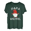 Herren Papa Wichtel Partnerlook Familien Outfit Männer Weihnachten T-Shirt