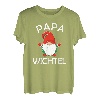 Herren Papa Wichtel Partnerlook Familien Outfit Männer Weihnachten T-Shirt