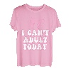 Lustiger Spruch I Cant Adult Today Erwachsenen Jugend T-Shirt