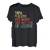 Herren Papa Fischer Vater Vatertag Lustiger Spruch T-Shirt
