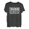 Name Thomas Vorname Lustiger Spruch T-Shirt