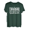 Name Thomas Vorname Lustiger Spruch T-Shirt