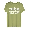 Name Thomas Vorname Lustiger Spruch T-Shirt