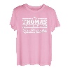 Name Thomas Vorname Lustiger Spruch T-Shirt