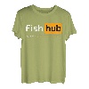 Fish Hub Lustiger Dirty Fishing Witz MILF Man I Love Fishing T-Shirt