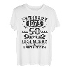 Februar 1973 Lustige Geschenke 50. Geburtstag Männer Frauen T-Shirt