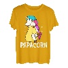 Papacorn Vater Einhorn Tochter Papa T-Shirt