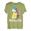 Papacorn Vater Einhorn Tochter Papa T-Shirt