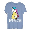 Papacorn Vater Einhorn Tochter Papa T-Shirt
