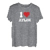 Ich Liebe Aylin I Love Aylin Valentinstag T-Shirt
