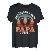 Herren Befördert zum Papa 2022 Werdender Vater Retro Vintage T-Shirt