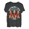 Herren Befördert zum Papa 2022 Werdender Vater Retro Vintage T-Shirt