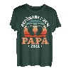 Herren Befördert zum Papa 2022 Werdender Vater Retro Vintage T-Shirt