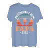 Herren Befördert zum Papa 2022 Werdender Vater Retro Vintage T-Shirt