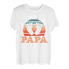 Herren Befördert zum Papa 2022 Werdender Vater Retro Vintage T-Shirt