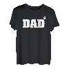 Dad To the 4th Power Vatertag für Papa Papa von 4 Kindern T-Shirt