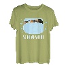 Gartenvögel Kuscheln im Bett Schlafanzug Pyjama Nachthemd T-Shirt
