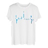 München Skyline Herzschlag Liebe Bayern Flagge I Love Munich T-Shirt