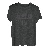 Herren Herren Papa Wolf Shirt - Wolf Pack T-Shirt Family Vatertag Geschenk