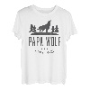 Herren Herren Papa Wolf Shirt - Wolf Pack T-Shirt Family Vatertag Geschenk