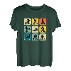 Retro Pro BMXer Skills Tricks Vintage Mountainbike BMX Rad T-Shirt
