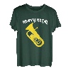 Lustiges Euphonium T-Shirt Heavy Metal, Blasmusik, Geschenk