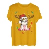 Weihnachts Tshirt Einhorn Rentier Lustiges Weihnachten T-Shirt