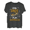 Cool Dads Play Harmonica Vatertag Papa Vater T-Shirt