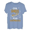 Cool Dads Play Harmonica Vatertag Papa Vater T-Shirt